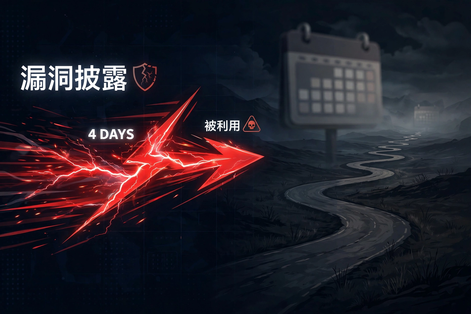从漏洞披露到被利用只要 4 天,远快于传统补丁周期